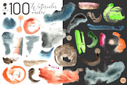 Nature Abstractions - Watercolor Set, a Texture Illustration by WBS Design (Thumbnail 4 of 13)