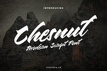 Chesnut Modern Script Font