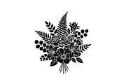 Floral Ornament Silhouette Bundle, an Illustration by BIPLOB EXPERT (Thumbnail 17 of 51)