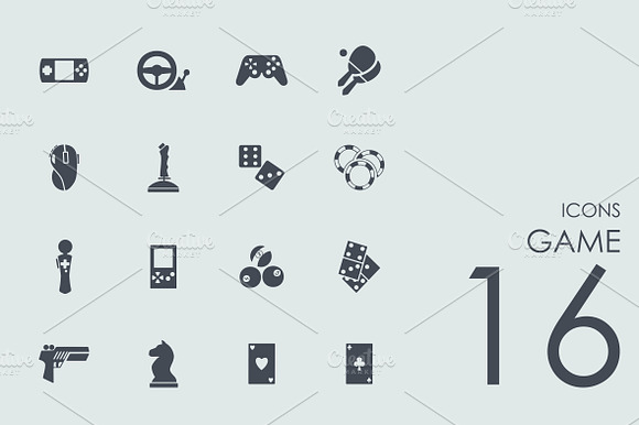 16 Game Icons