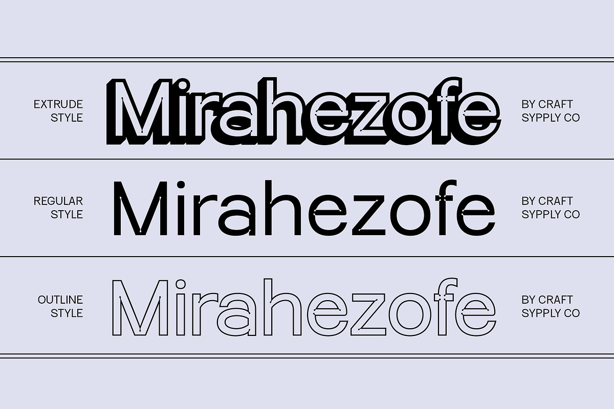 Belmein 3D, a Sans Serif Font by Craft Supply Co. (Photo 2 of 8)