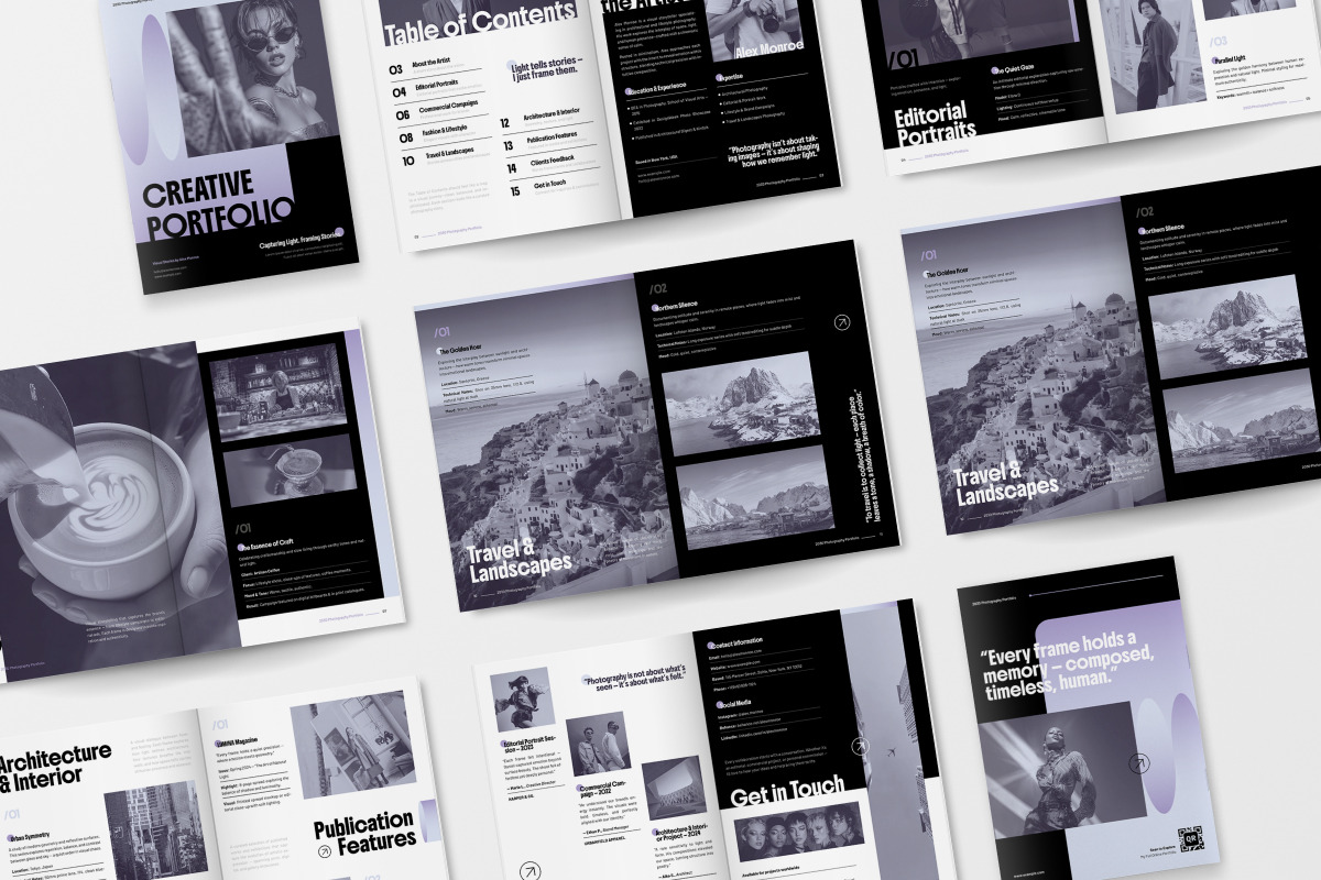 Photography Portfolio Brochure, a Brochure Template by twinstd (Photo 6 of 6)