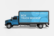 Box Truck Mockup, a Product Mockup by MrLetters (Thumbnail 2 of 5)