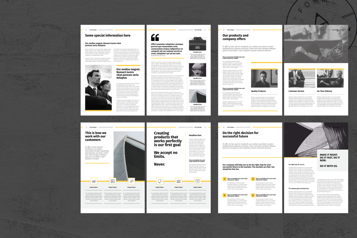 Company Brochure, a Brochure Template by Form Fabrique (Photo 9 of 10)