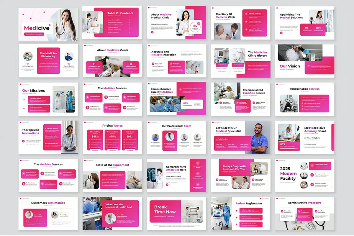 Medical Clinic Powerpoint Templates, a Presentation Template by Fit-tee (Photo 6 of 11)
