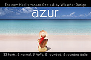 Azur Fonts, a Font by Wiescher Design (Thumbnail 3 of 5)