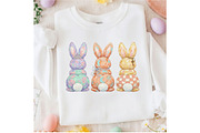 Floral Brushstroke Easter Bunny Png, an Illustration by Designking (Thumbnail 4 of 6)