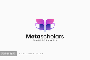 Butterfly Gradient Colorful Logo, a Branding & Logo Template by ivan_artnivora
