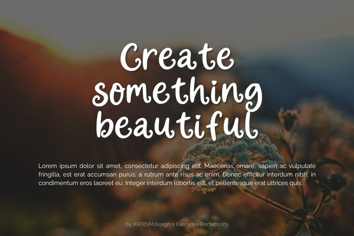 Pelmora | Fantasy Decorative Font, a Handwritten Font by Everyday Perfection (Photo 5 of 5)