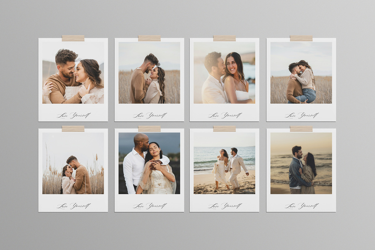 Polaroid Mockup, a Merchandise Mockup by Ataku Design (Photo 2 of 5)