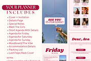 Pink Digital Bachelorette Itinerary, an Invitation Template by Story Native (Thumbnail 5 of 9)
