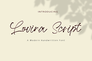 Lovina Script