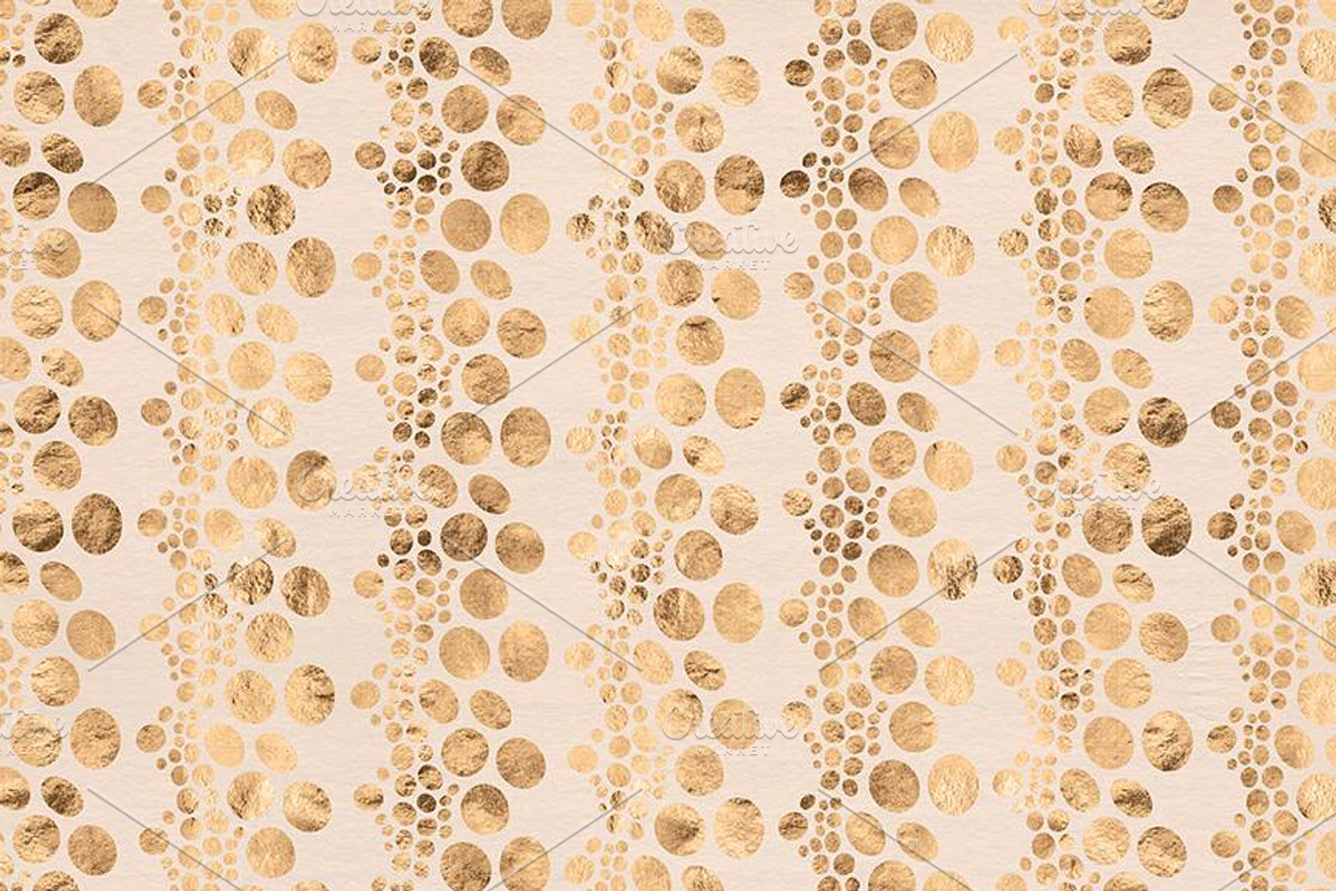 Pearl Divers: Rose Gold Aquatics, a Pattern Graphic by Blixa 6 Studios (Photo 2 of 4)
