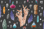 Pagan Magic and Witchcraft, an Object Illustration by Elina Kovtunova (Thumbnail 2 of 15)
