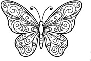 Ornamental Butterfly SVG Bundle, an Object Graphic by Gfx_Store (Thumbnail 9 of 16)