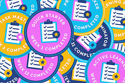 Weekly Tasks Completed Badges, a Templates & Theme by sungandco (Thumbnail 3 of 5)