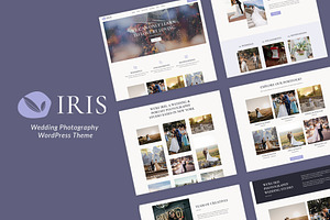 Iris Wedding Photography WP Theme