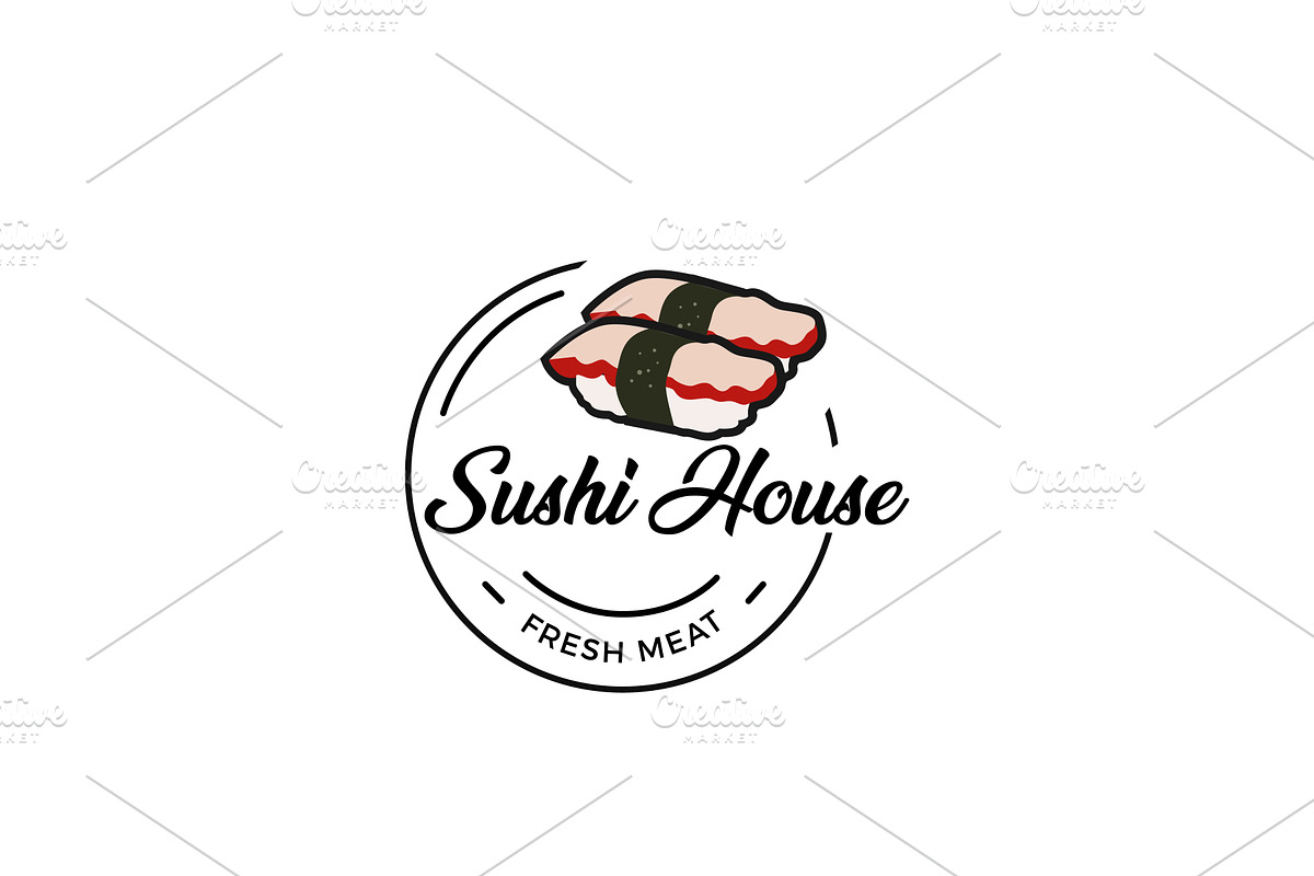 Sushi Japanese Restaurant Logo, a Branding & Logo Template by AlvinStd