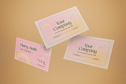 Aesthetic Business Cards, a Business Card Template by graphicook (Thumbnail 1 of 3)