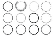 Set of decorative round frames, a Decorative Illustration by Yayasya (Thumbnail 2 of 3)