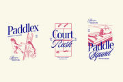 Padel Aesthetic Graphic, a Sport Illustration by Skilline Supply Co. (Thumbnail 3 of 12)