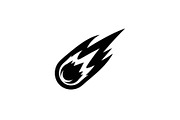 Fire Meteor Comet Silhouette Bundle, an Illustration by Designs_River (Thumbnail 22 of 51)