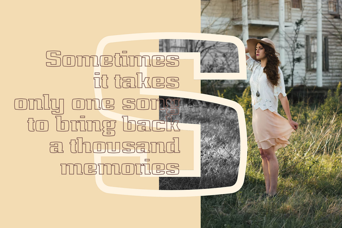 Quartell Round Outline, a Slab Serif Font by NREY (Photo 4 of 5)