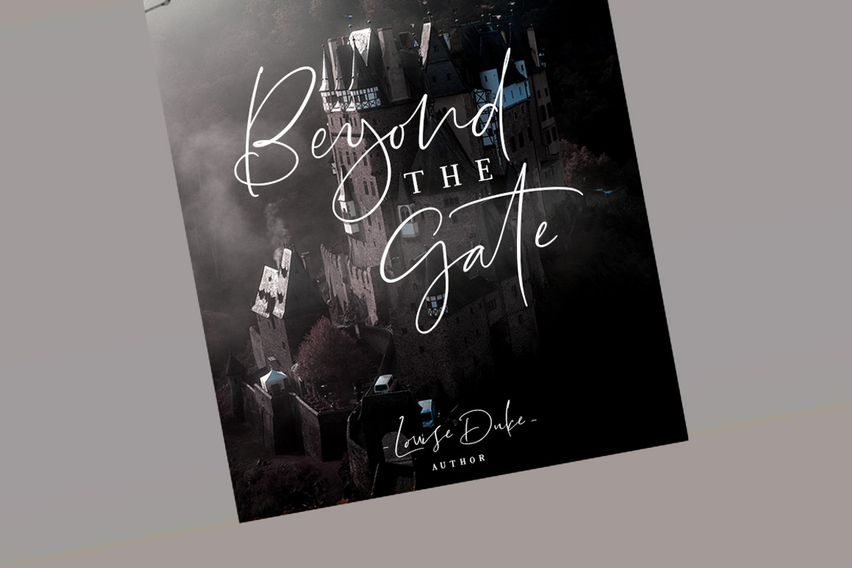 Lightheartedly Signature style font preview 6