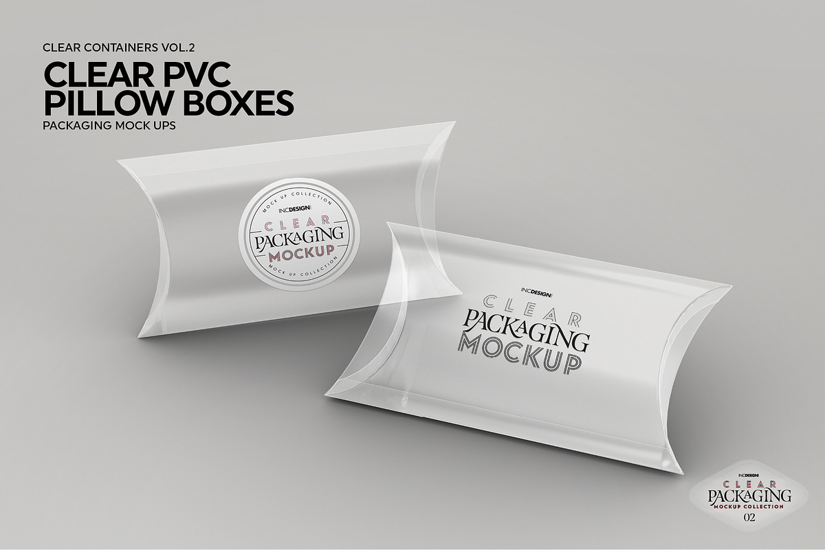 02 Clear Container Packaging MockUps, a Cups & Container Mockup by INCDesign (Photo 16 of 22)