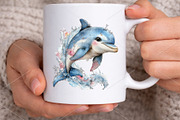 Whimsical Sea Animals Clipart Bundle, a Seasonal Illustration by Canvas Craft (Thumbnail 6 of 6)