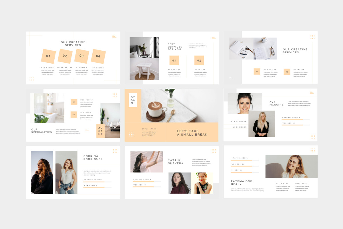 Gygant Minimal Google Slides, a Presentation Template by desvibes (Photo 4 of 5)
