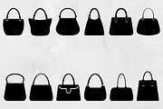 Handbag Silhouette SVG, an Object Illustration by newminddesign (Thumbnail 1 of 3)