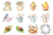 Pastel Spring Clipart, an Illustration by Design Market (Thumbnail 2 of 5)