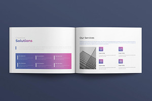 Modern Brochure Template Landscape