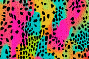 Neon Leopard Skin, a Pattern Graphic by Printable Treasure (Thumbnail 4 of 7)