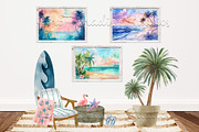 36 Tropical Scenic Landscape Images, a Decorative Illustration by Art Paradise Studios (Thumbnail 6 of 6)