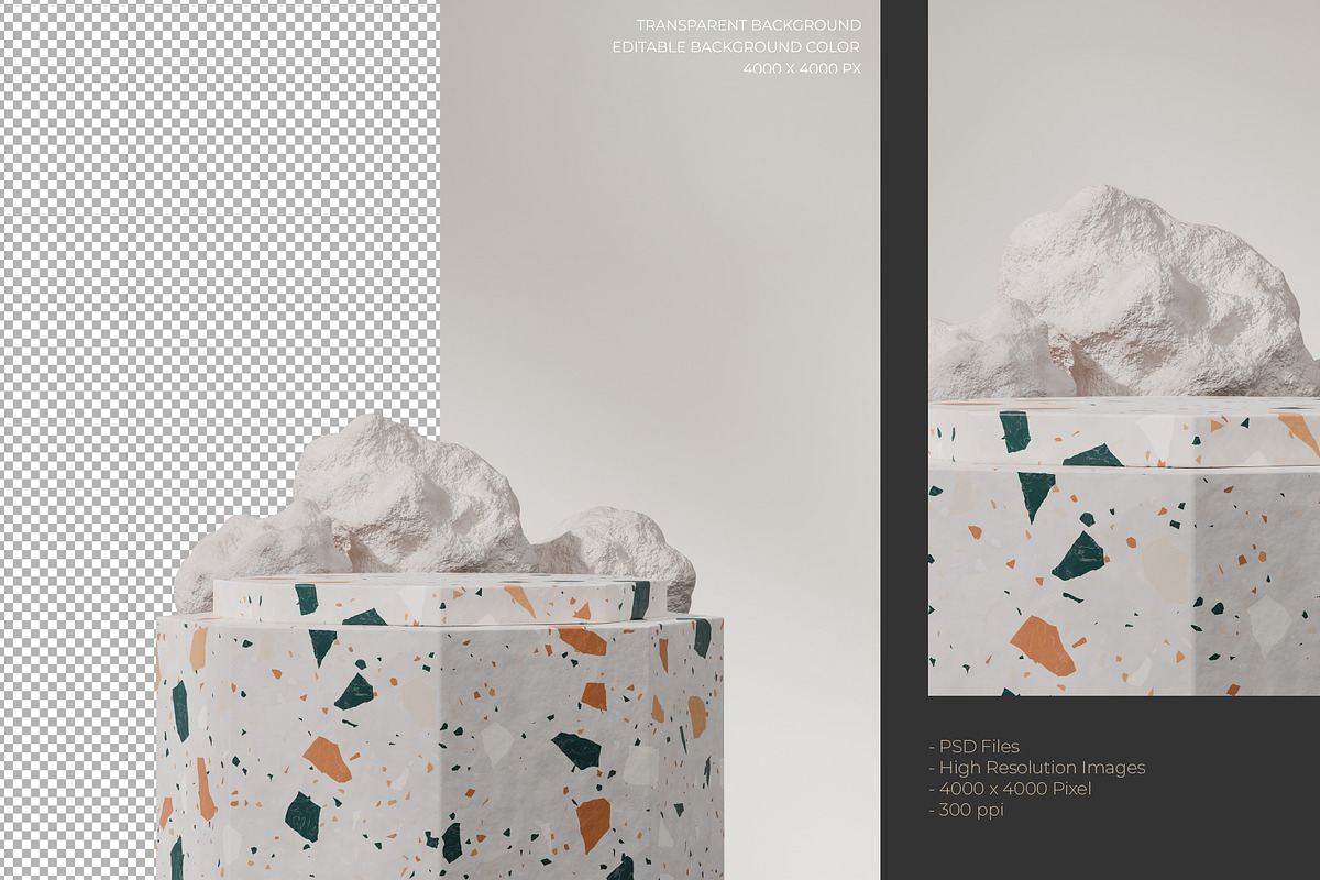 5 Podium with Transparent Background, a Background Graphic by faustudio (Photo 3 of 7)
