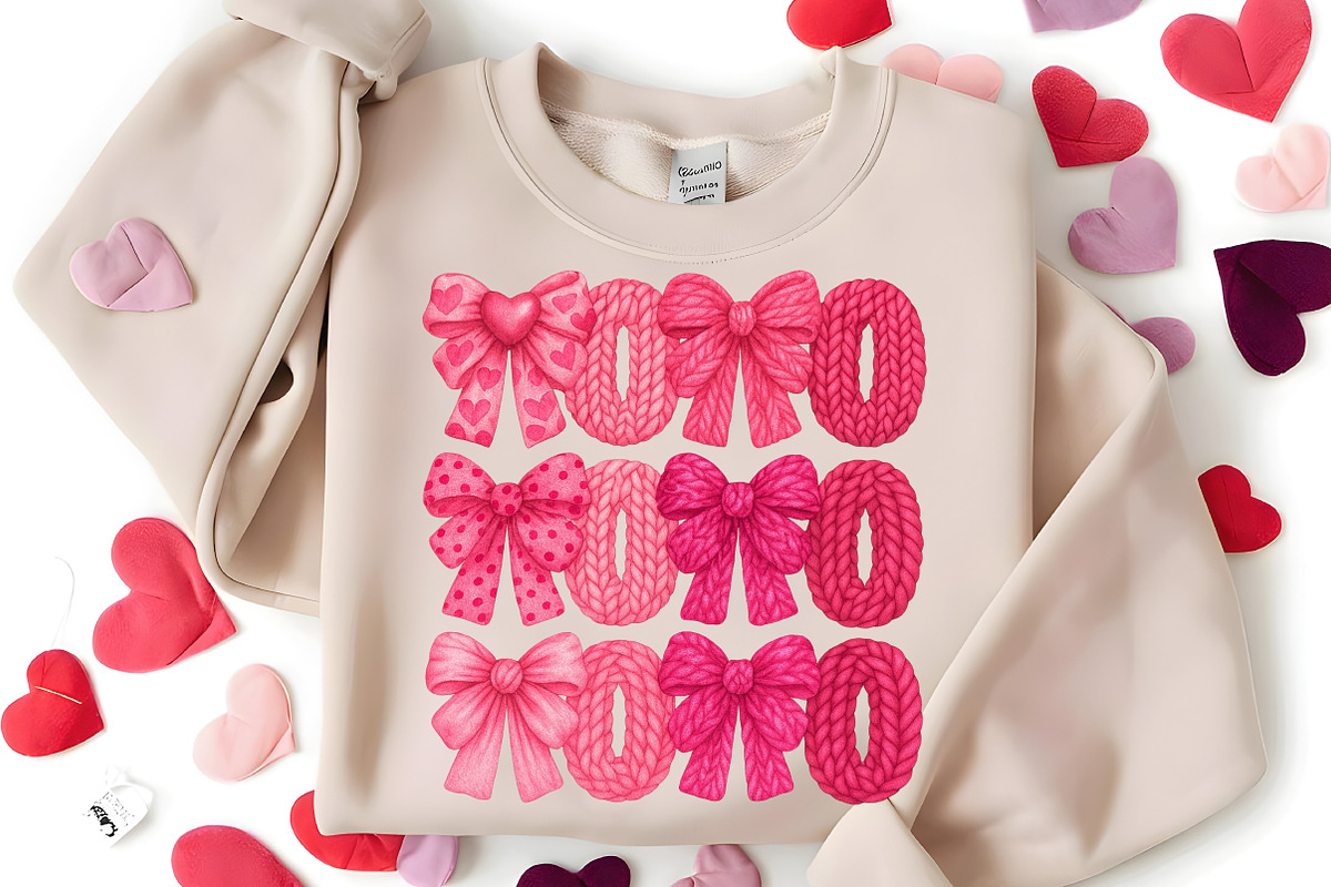 Crochet Coquette Valentine XoXo Png, an Illustration by Canvas Craft (Photo 5 of 7)