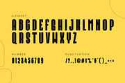 Sandeg Modern Futuristic Sans Serif, a Sans Serif Font by Perfectype (Thumbnail 6 of 6)