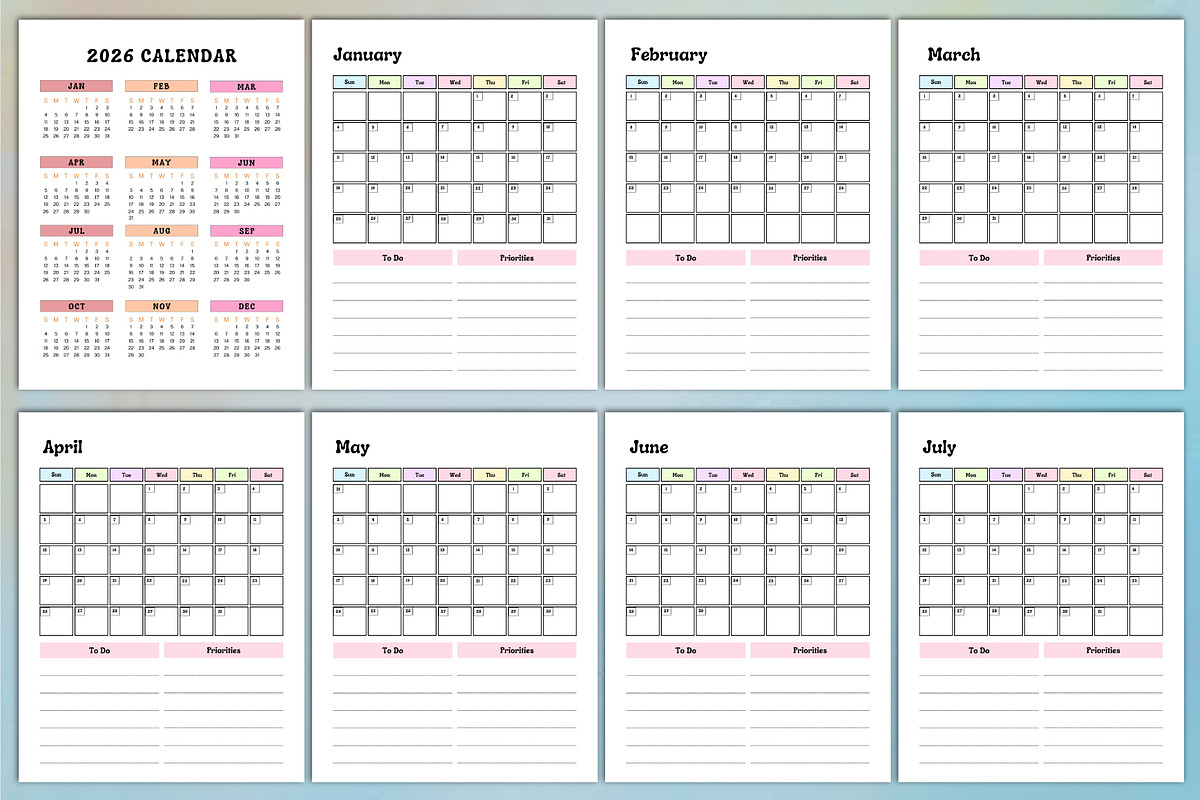 2025-26 Small Business Planner, a Stationery Template by Designmela01 (Photo 3 of 5)