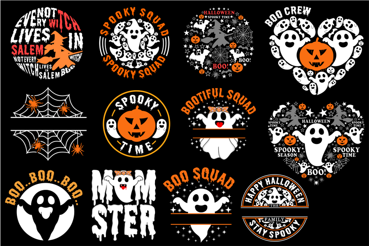 Halloween SVG & PNG Design Bundle, a Graphic by D2PUTRI (Photo 4 of 14)