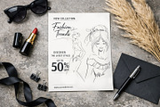 Fashion Sketch Female Silhouettes, a Person Illustration by Elena Naumchenkova (Thumbnail 3 of 3)