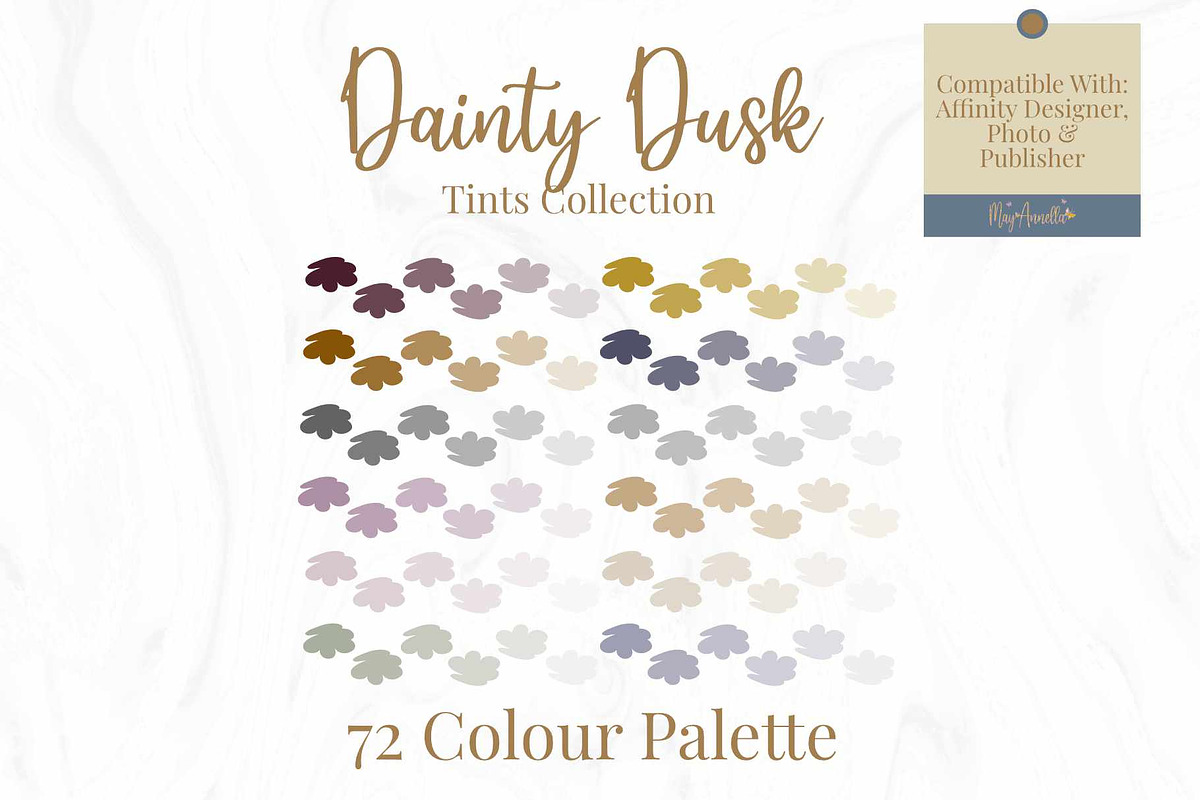 Fall Green & Lilac Colour Affinity, a Palette Add-On by May Annella (Photo 1 of 8)