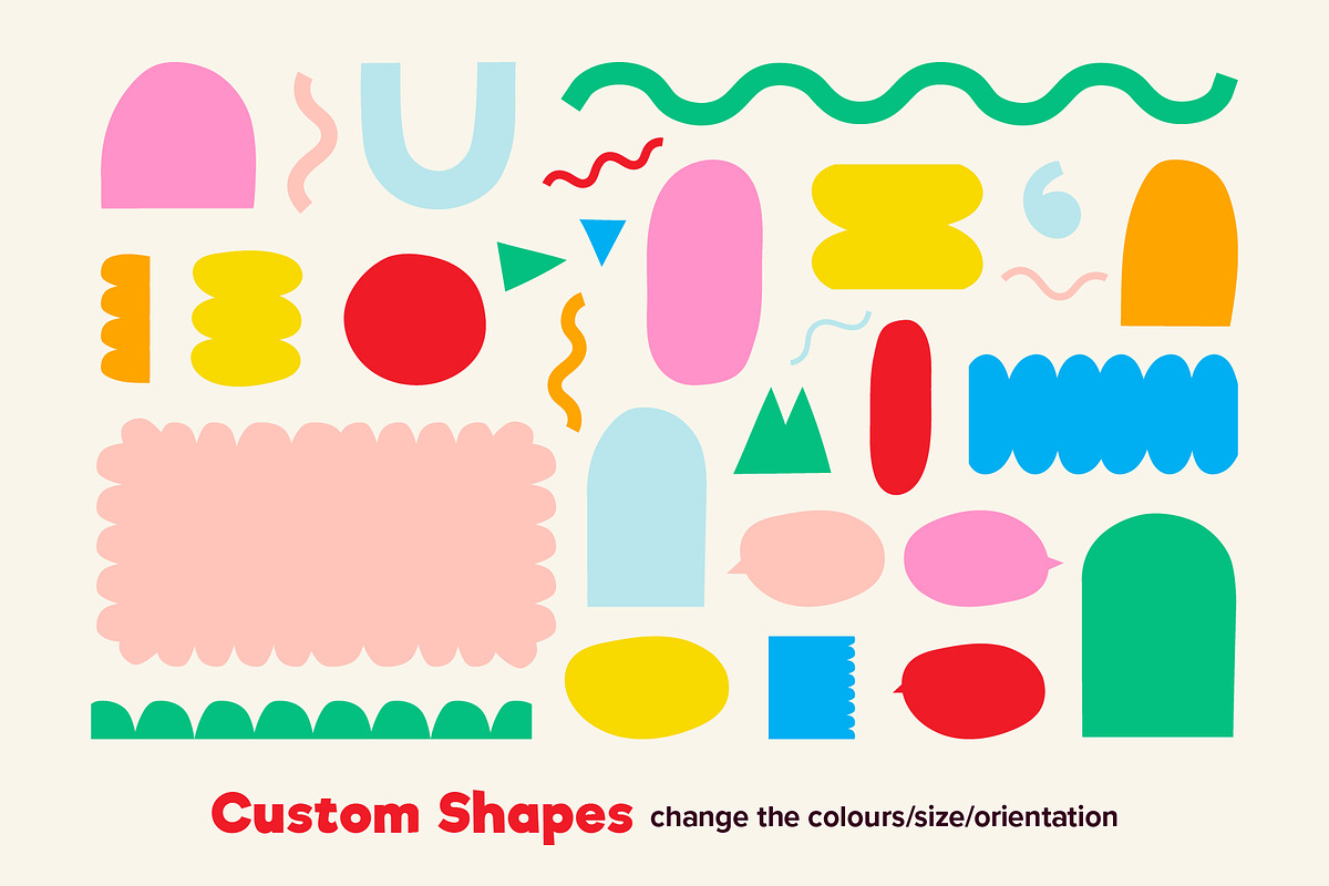 Poppin' Shapes Presentation CANVA, a Presentation Template by Sweet Stash (Photo 9 of 11)