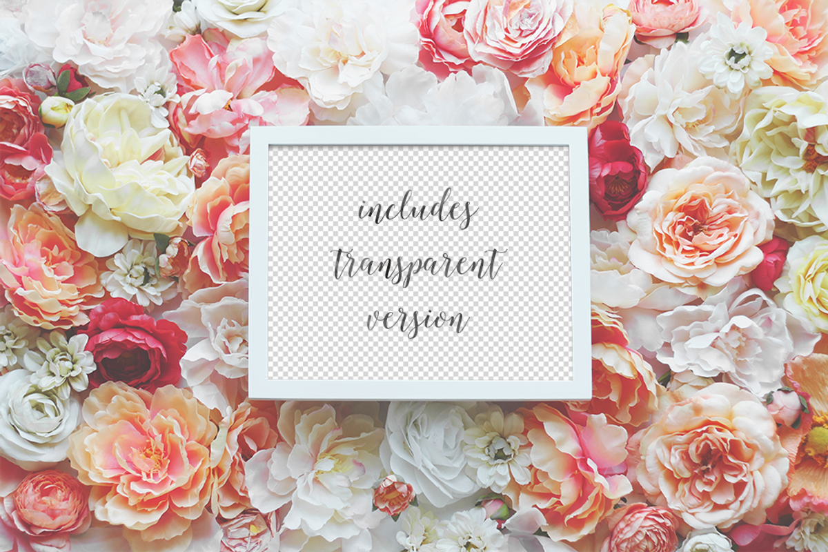 THE ULTIMATE FLORAL MOCK UP BUNDLE, a Print Template by WeLivedHappilyEverAfter (Photo 4 of 10)