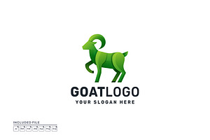 Goat Gradient Colorful Vector Logo, a Branding & Logo Template by yuanesei