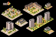 Vector isometric world map elements, an Object Illustration by tele52 (Thumbnail 26 of 39)