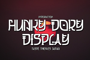 Hungky Dory, a Slab Serif Font by Bramcreative