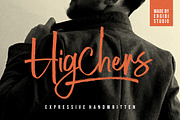 Higchers - Expressive Handwritten, a Script Font by ErgibiStudio (Thumbnail 1 of 10)