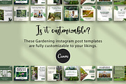 Gardening Instagram Canva Post Temp, a Social Media Template by Snapybiz (Thumbnail 5 of 10)